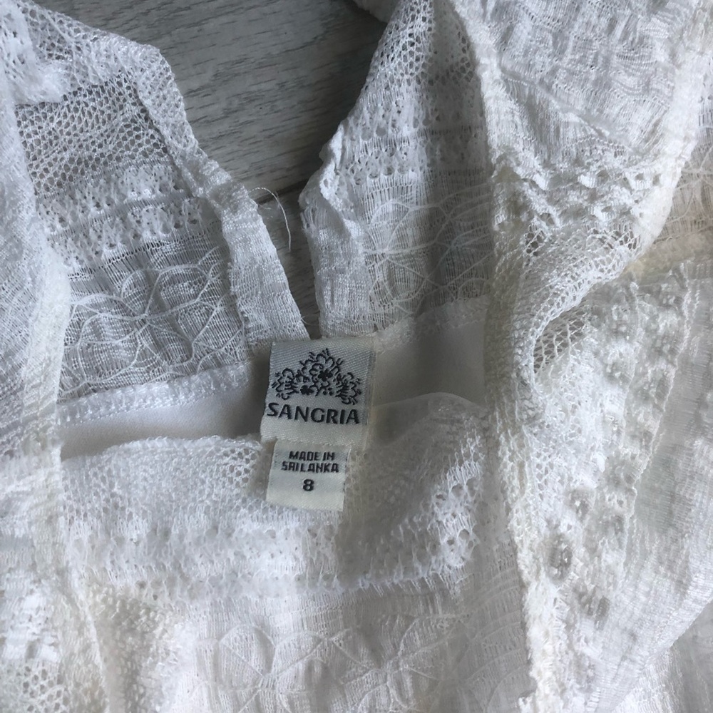 White Lace Dress - Picture 2 of 3